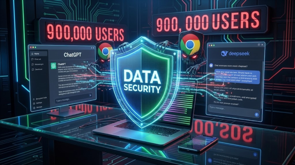 Chrome Extensions Caught Exfiltrating ChatGPT and DeepSeek Conversations from Over 900,000 Users
