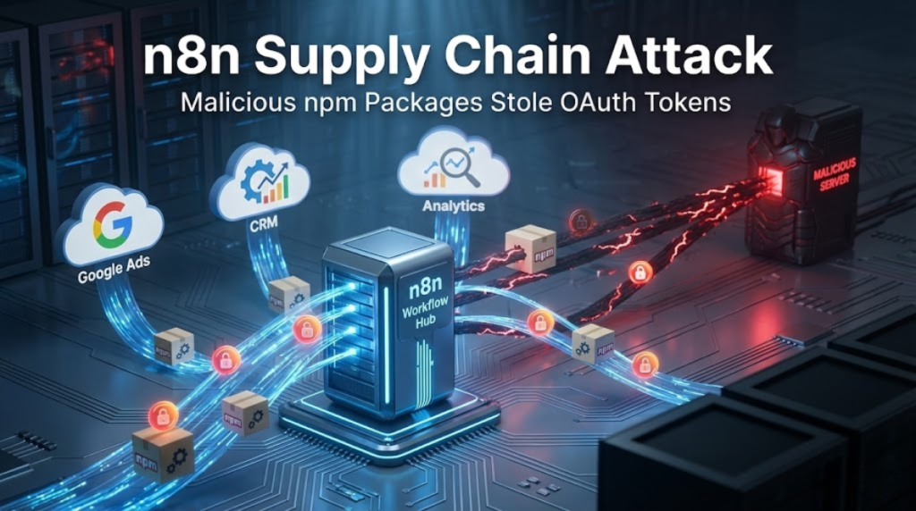 n8n Supply Chain Attack Uses Fake Community Nodes to Steal OAuth Credentials