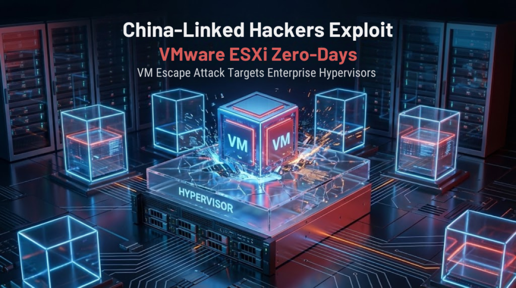 China-Linked Hackers Exploit VMware ESXi Zero-Day Vulnerabilities to Break Out of Virtual Machines