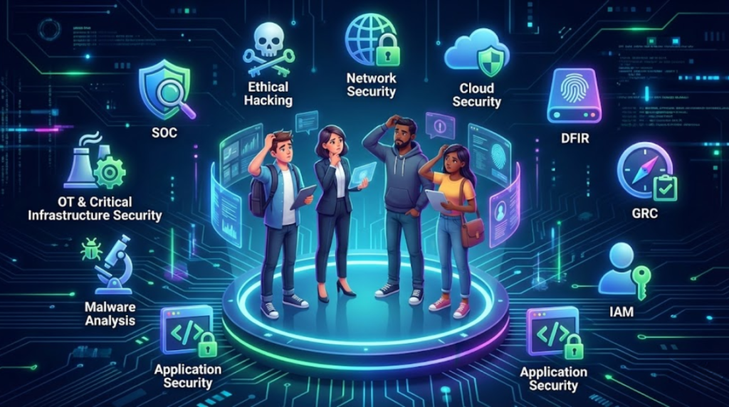 Cybersecurity Domains Explained: A Complete Guide to All Major Security Paths