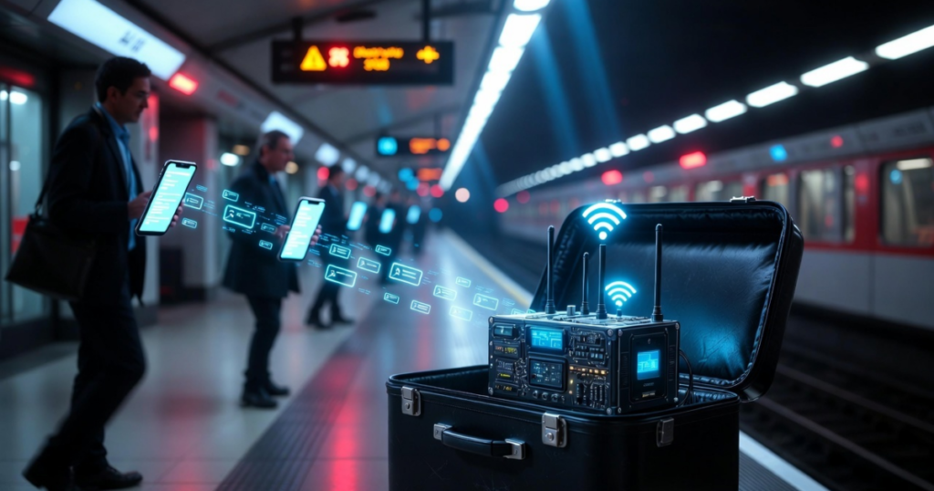 Fraudsters Used Suitcase-Hidden SMS Blasters to Target London Tube Passengers With Scam Texts