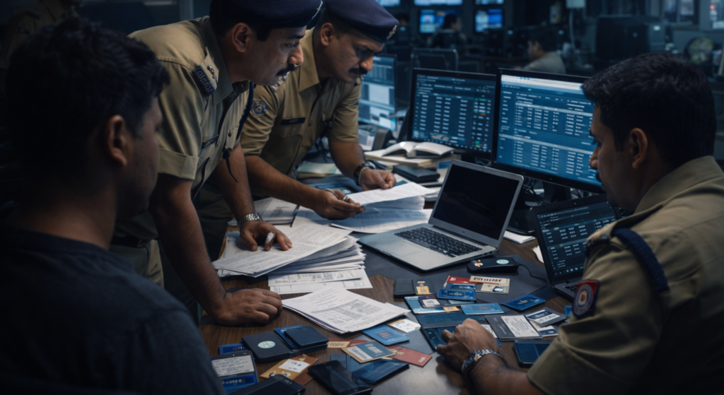 ₹60 crore cyber fraud case in Deoria involving mule accounts, police investigating digital financial transactions