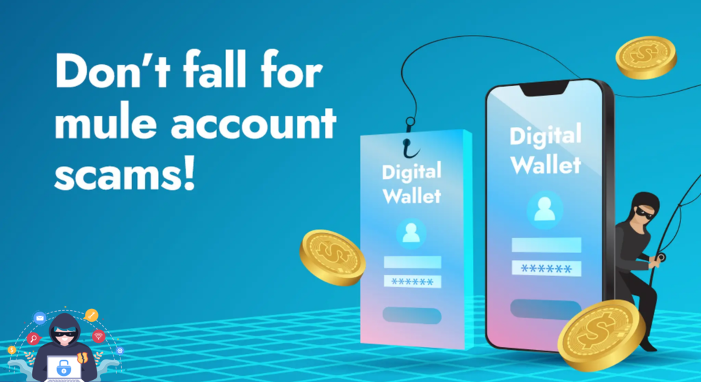 Delhi mule account cyber fraud seized items