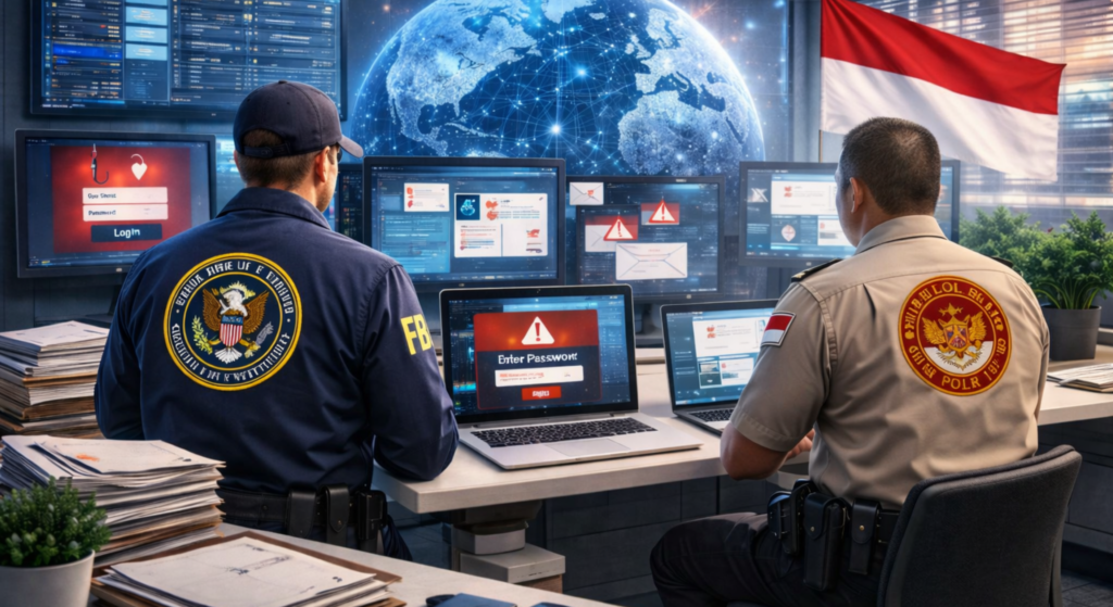 FBI and Indonesia cybercrime operation against phishing network