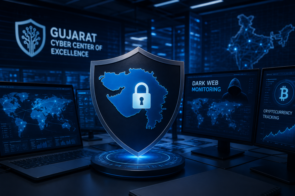 Gujarat Cyber Center of Excellence cybersecurity monitoring facility