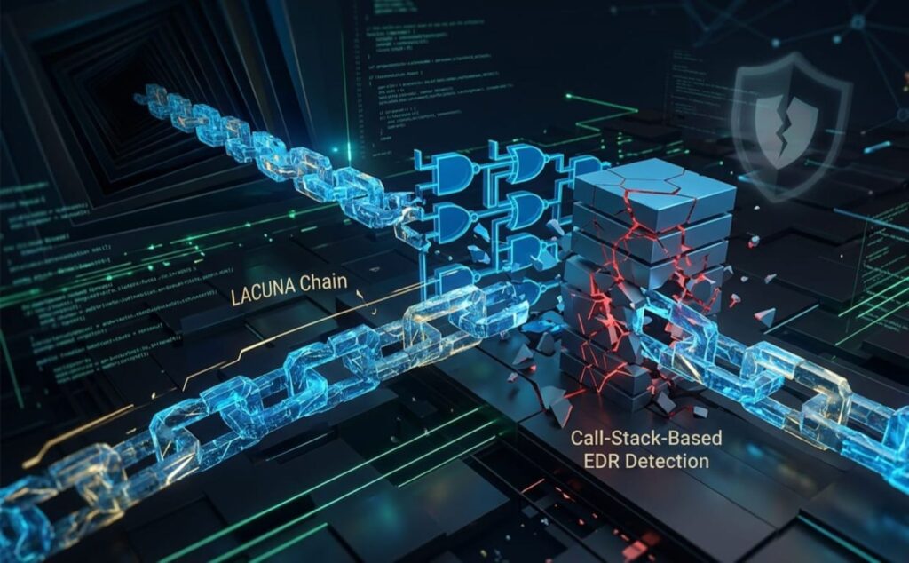 LACUNA Chain EDR Bypass: Critical Detection Evasion LACUNA Chain EDR Bypass exploiting hidden Windows DLL gaps to evade endpoint detection