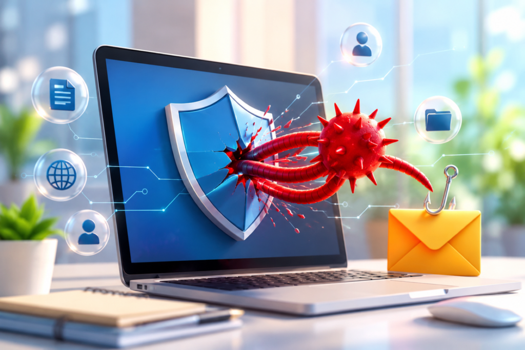 Illustration of the Mistic Backdoor linked to KongTuke operating through ClickFix campaigns