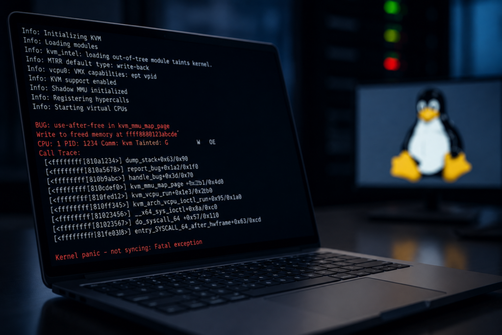 Januscape CVE-2026-53359 affecting Linux KVM virtualization on Intel and AMD systems