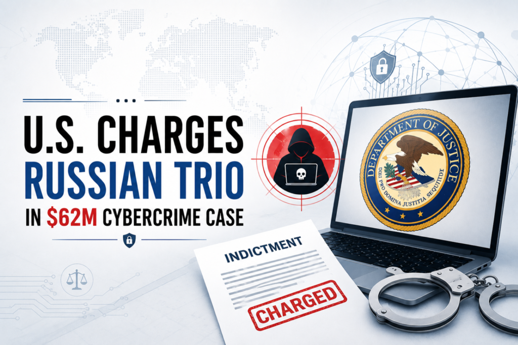 Russian Bulletproof Hosting Case: U.S. Charges Cybercrime Trio Russian Bulletproof Hosting Case illustration showing alleged cybercrime hosting infrastructure targeted by U.S. authorities.