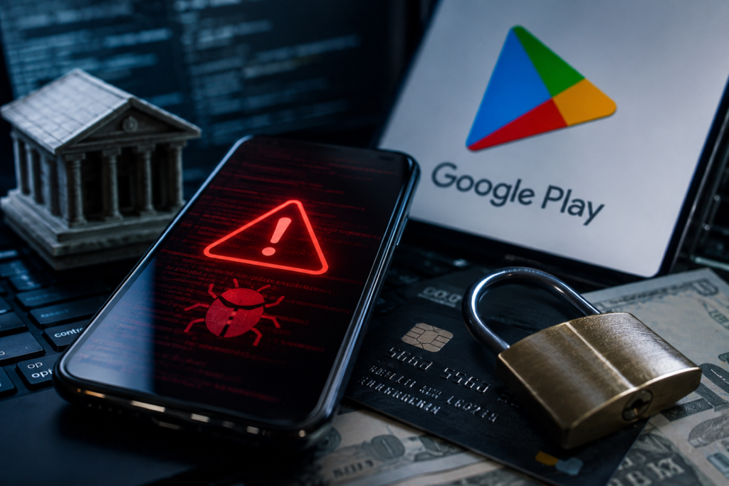 Anatsa Banking Malware targeting Android users through Google Play apps