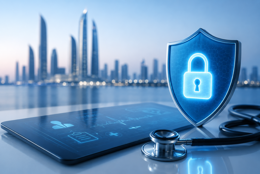 ADHICS compliance UAE requirements for healthcare data security and cybersecurity