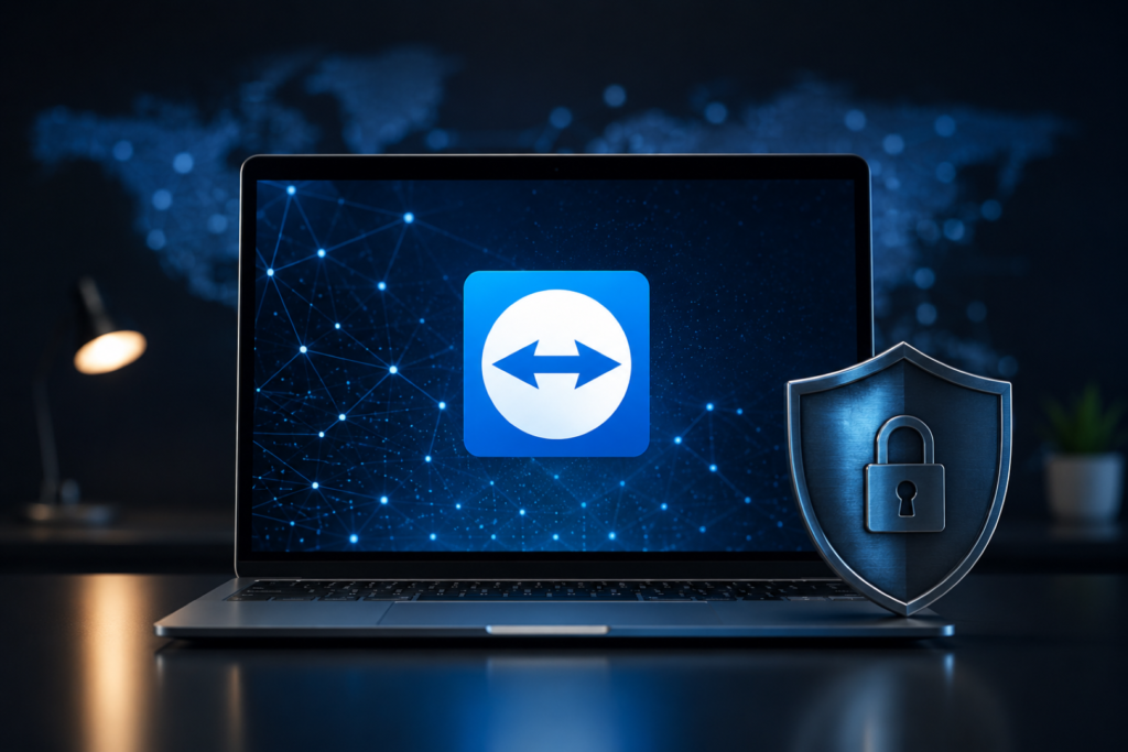 TeamViewer Vulnerabilities showing a remote access security threat